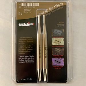 Addi click turbo needle tips Size US 15